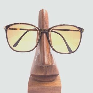 Vintage Aires Brown Oval Sunglasses Frames